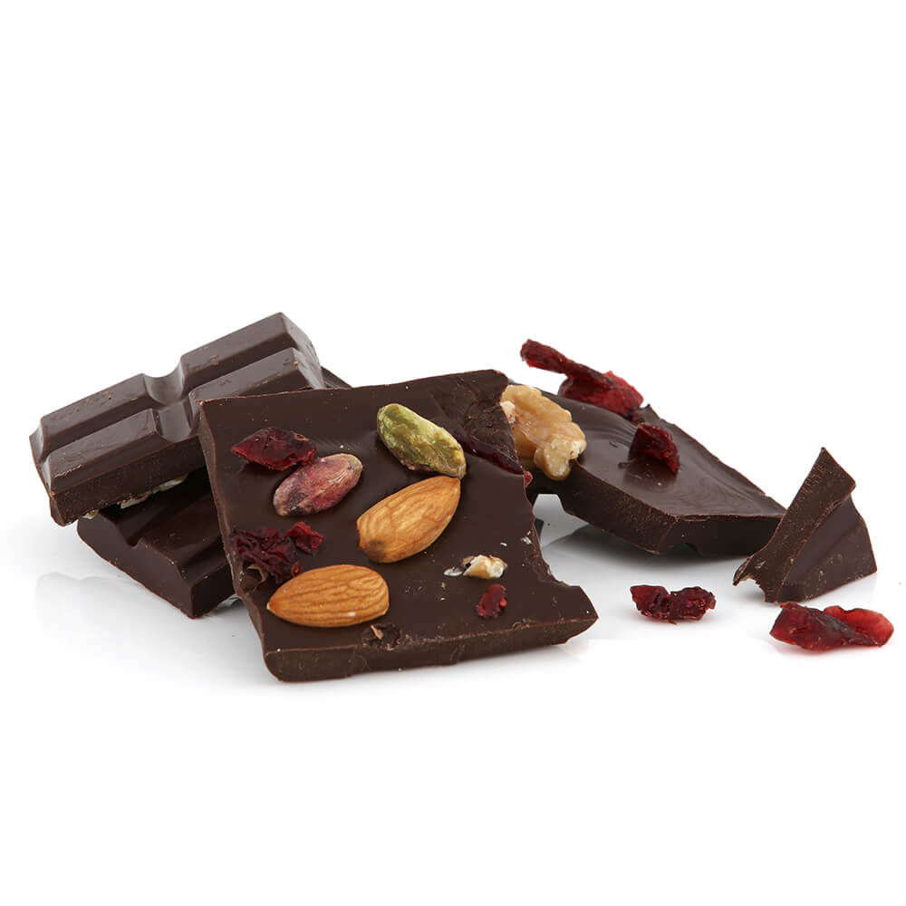 Dark Fruit & Nut - 100g Chocolate Bar VEGAN FRIENDLY