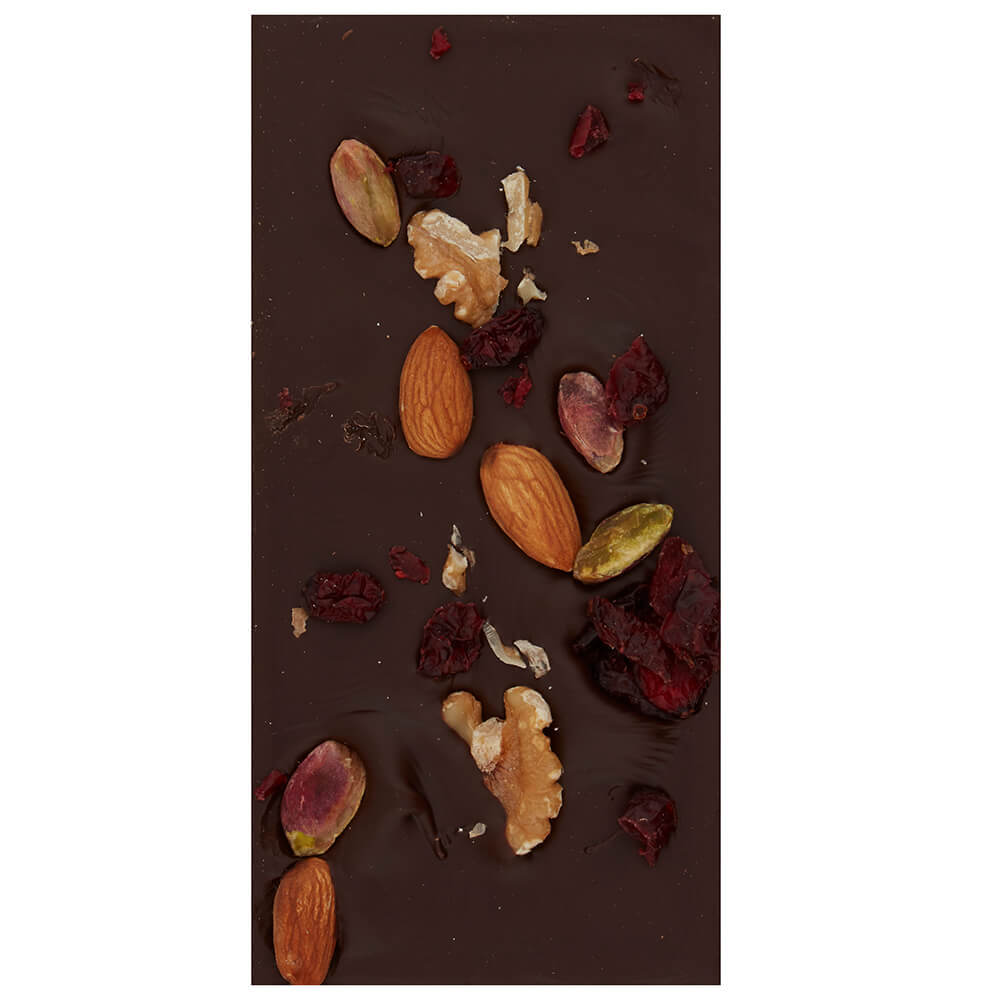 Dark Fruit & Nut - 100g Chocolate Bar VEGAN FRIENDLY