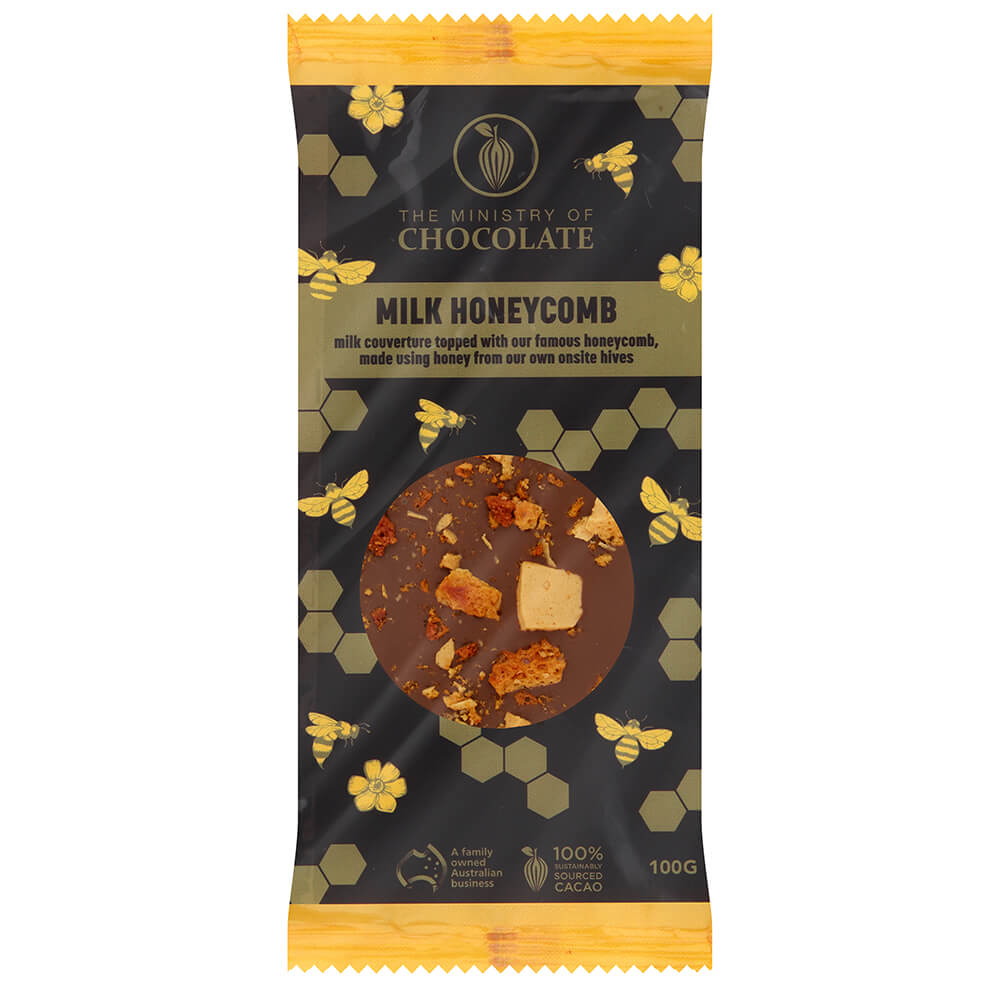 Honeycomb - 100g Milk Chocolate Bar