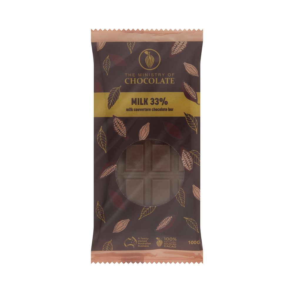 Milk 33% - 100g Milk Chocolate Bar