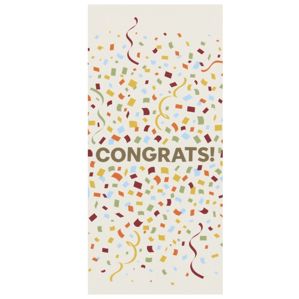 Congratulations Greeting Card Bar 100g