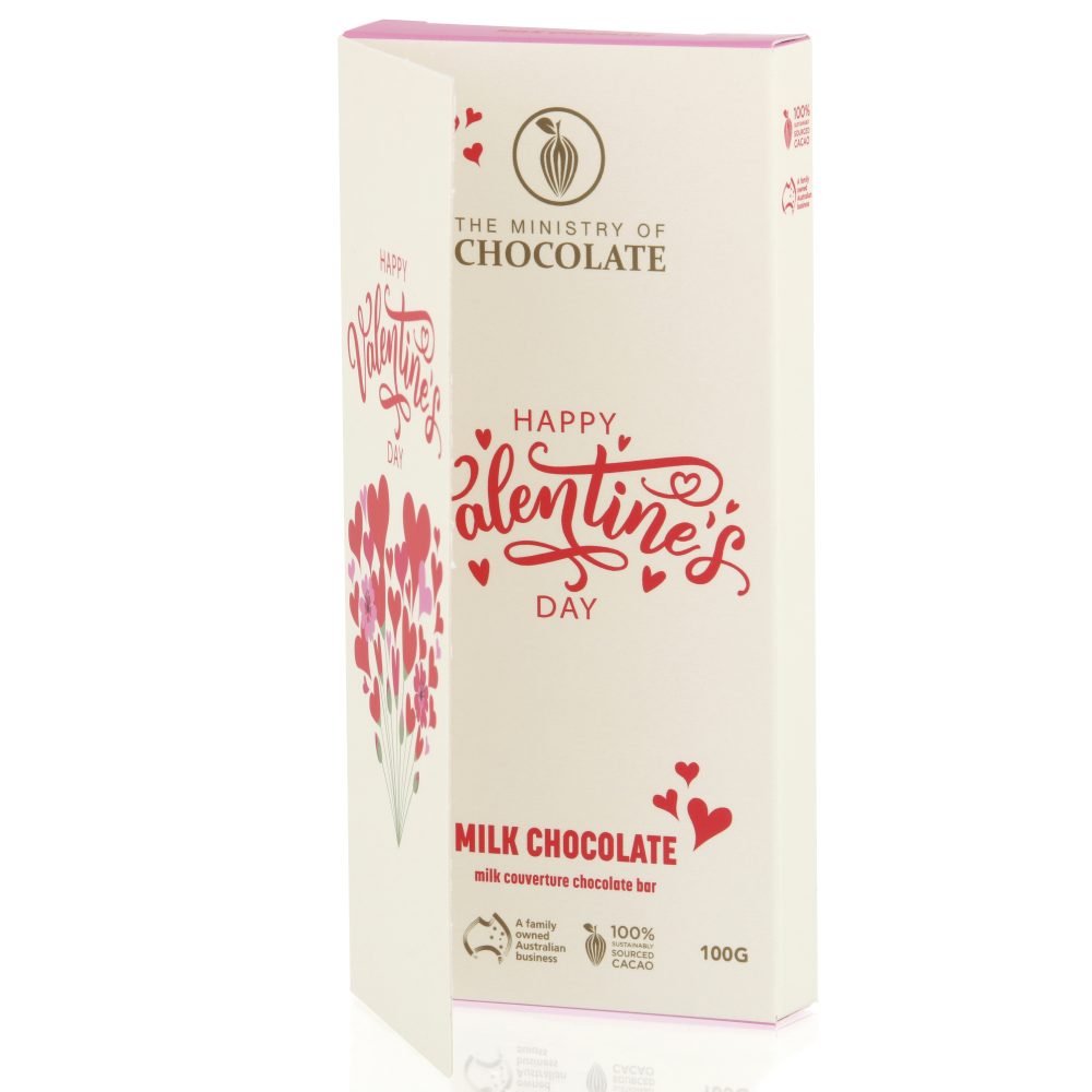 Valentines Day Greeting Card Bar 100g
