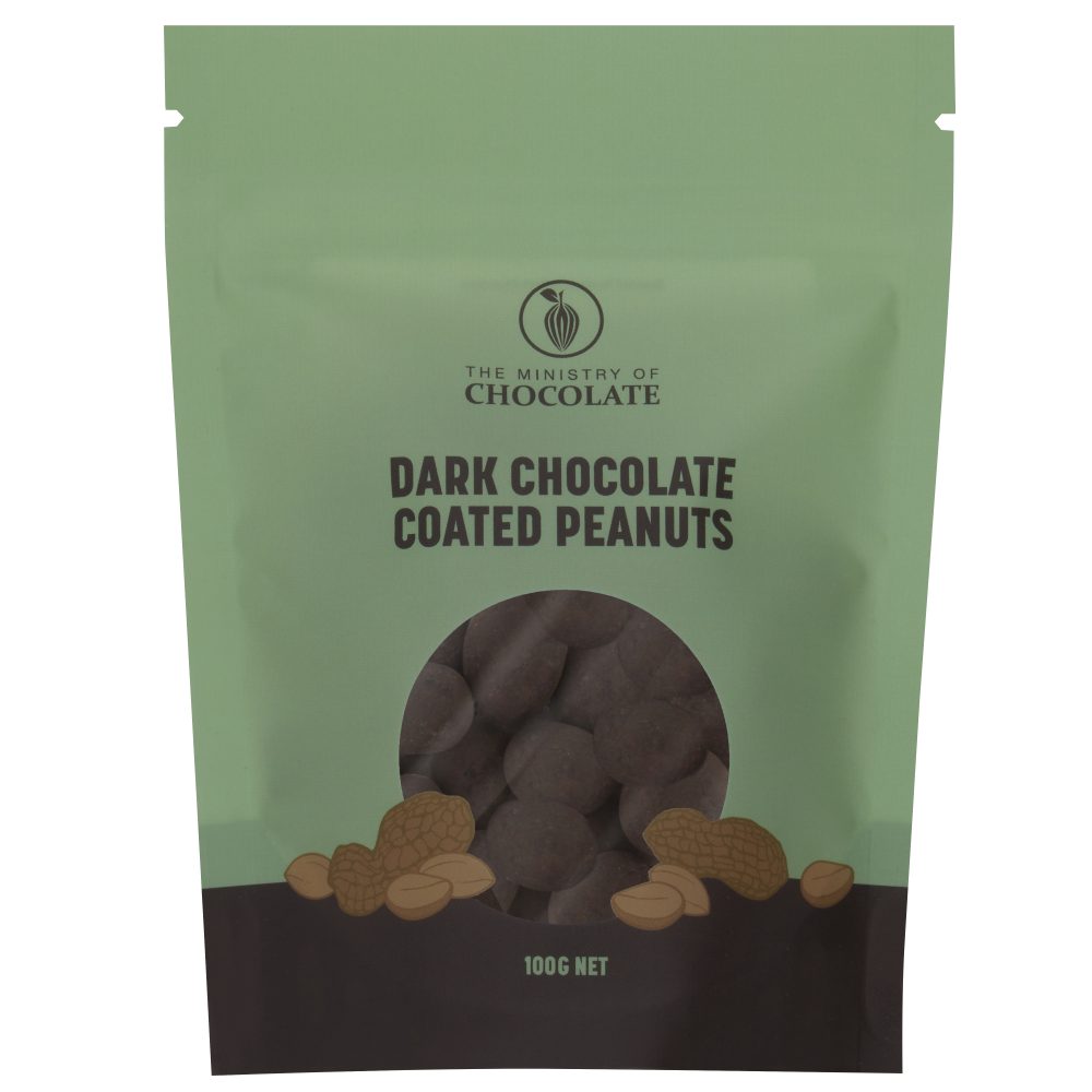 Dark Coated Peanuts 100g