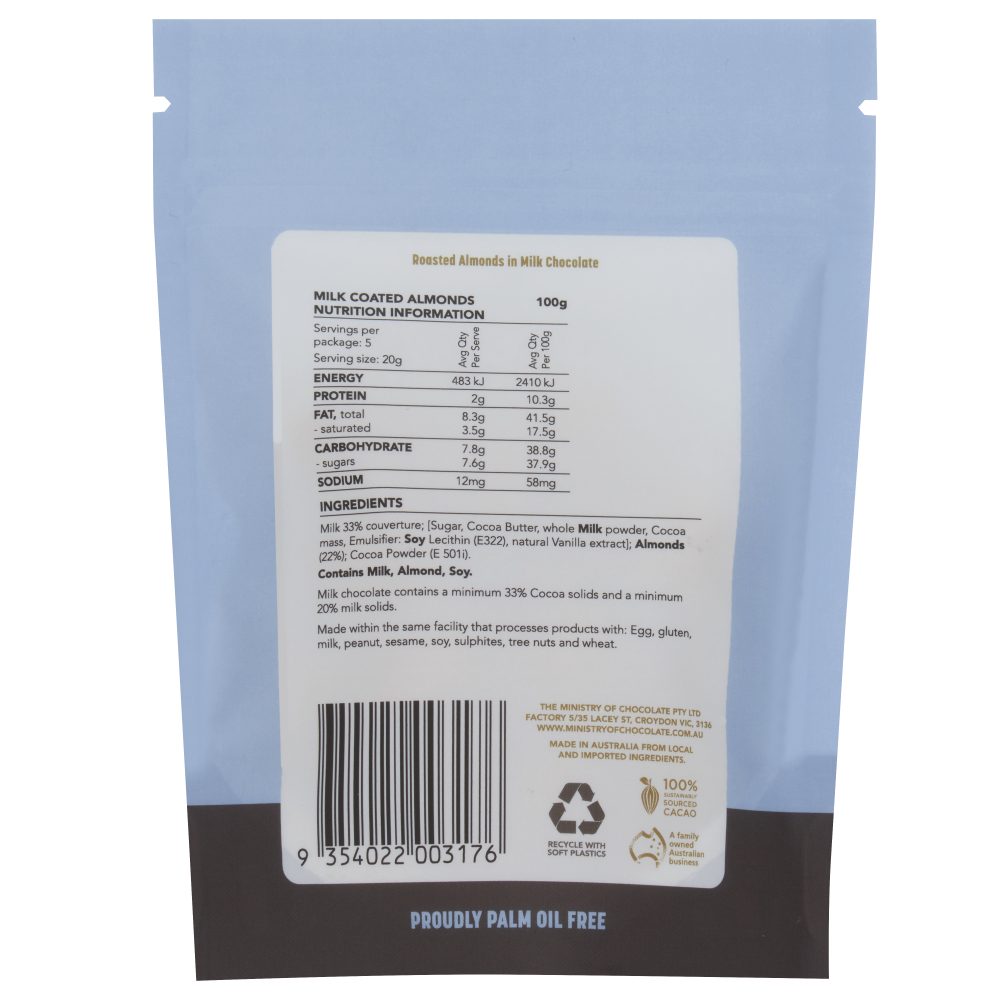 Milk Coated Almonds 100g