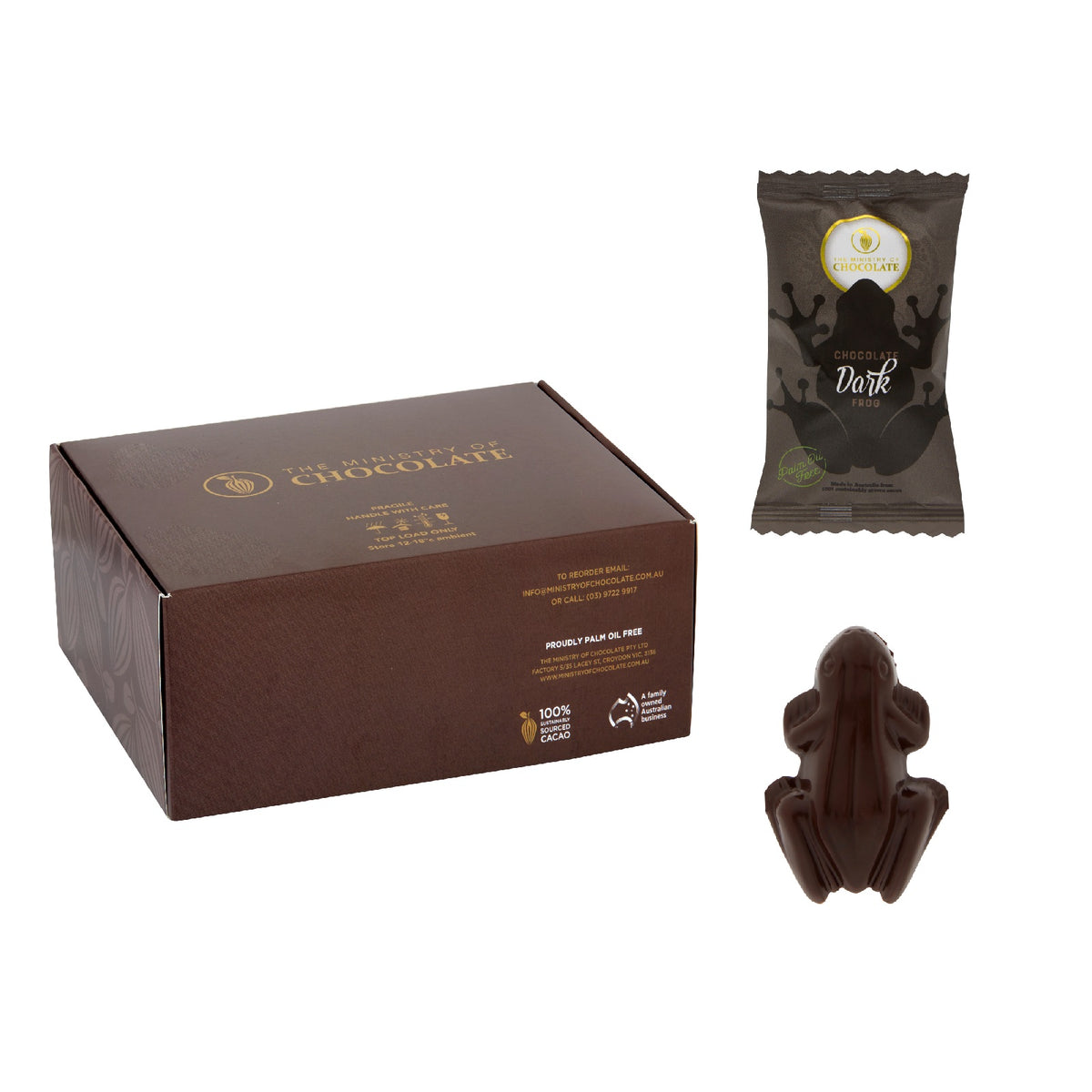 Dark Chocolate Frog Party Pack x 30