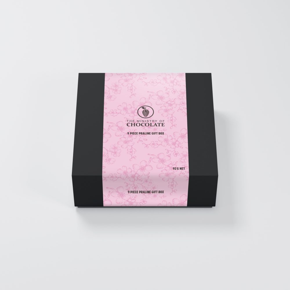 Floral Choice of 9 Chocolates