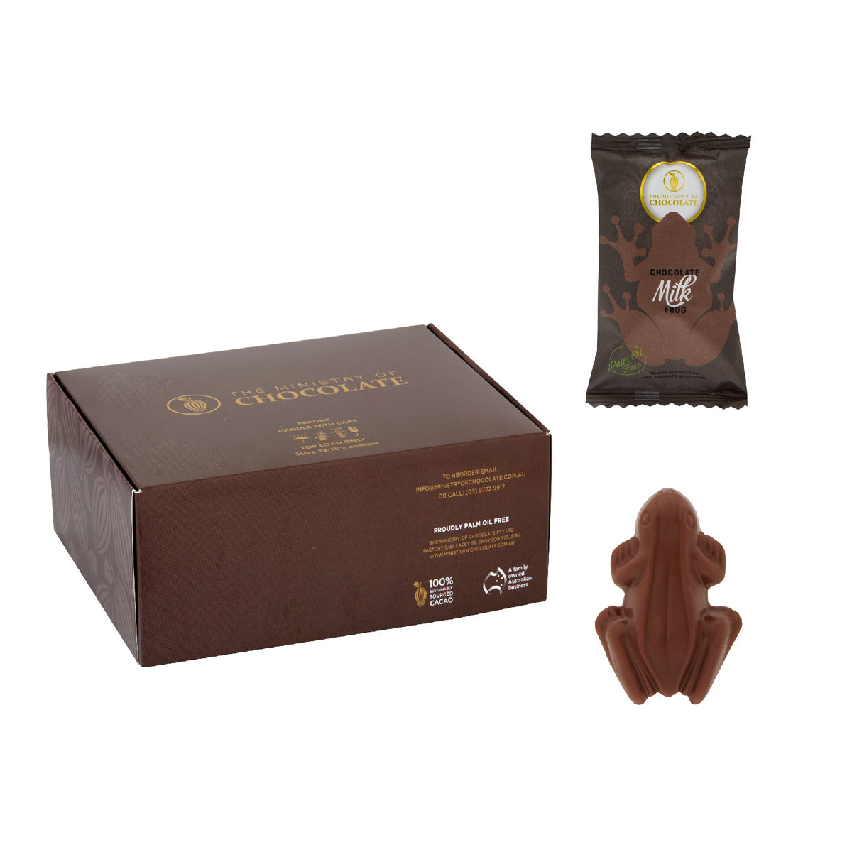 Milk Chocolate Frog Party Pack x 30