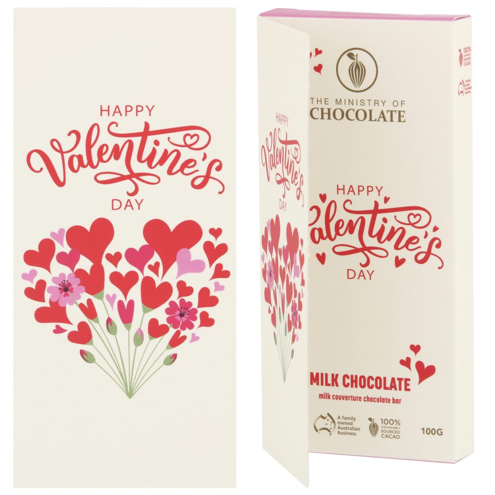 Valentines Day Greeting Card Bar 100g